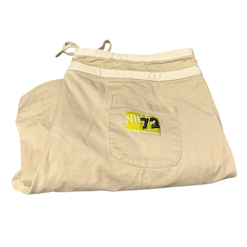 Nike Capri Pants Womens XL (37x23 ACTUAL) Athletic 72 Series Tan Coastal